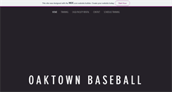 Desktop Screenshot of oaktownbaseball.com